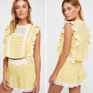 Free People Tessa Top & Short 2-Piece Set